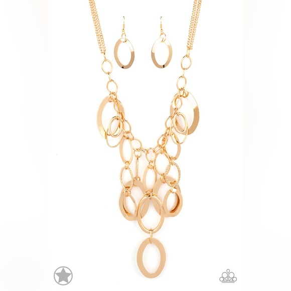 SOLD“A Golden Spell” Necklace & Earrings Set—SOLD - Picture 1 of 5